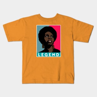 NINA SIMONE FAN ART Kids T-Shirt